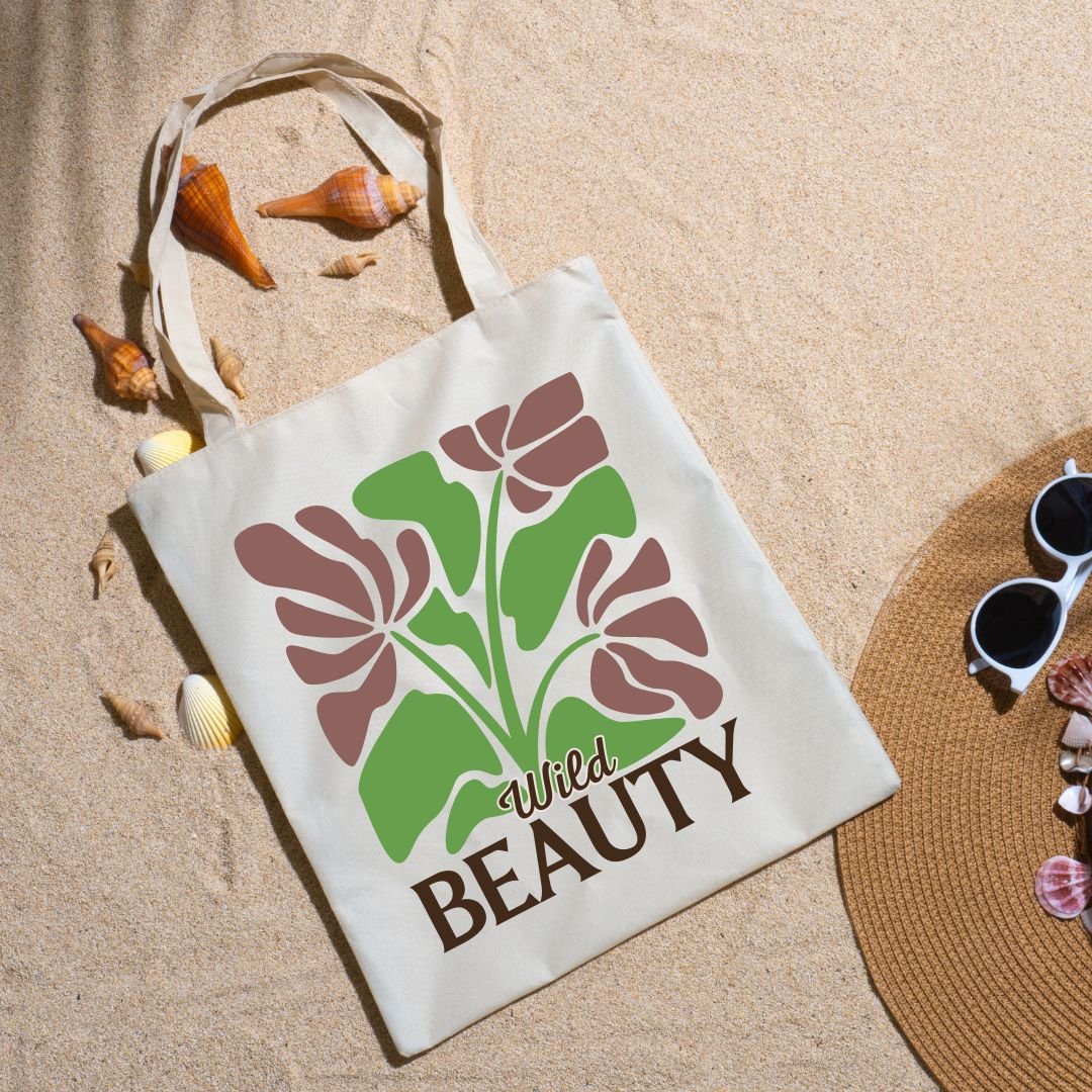 Wild Beauty Canvas Tote Bag