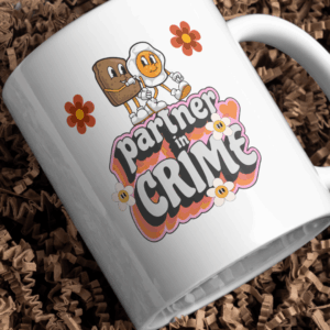 🥪👯‍♀️ "Partner in Crime" Mug