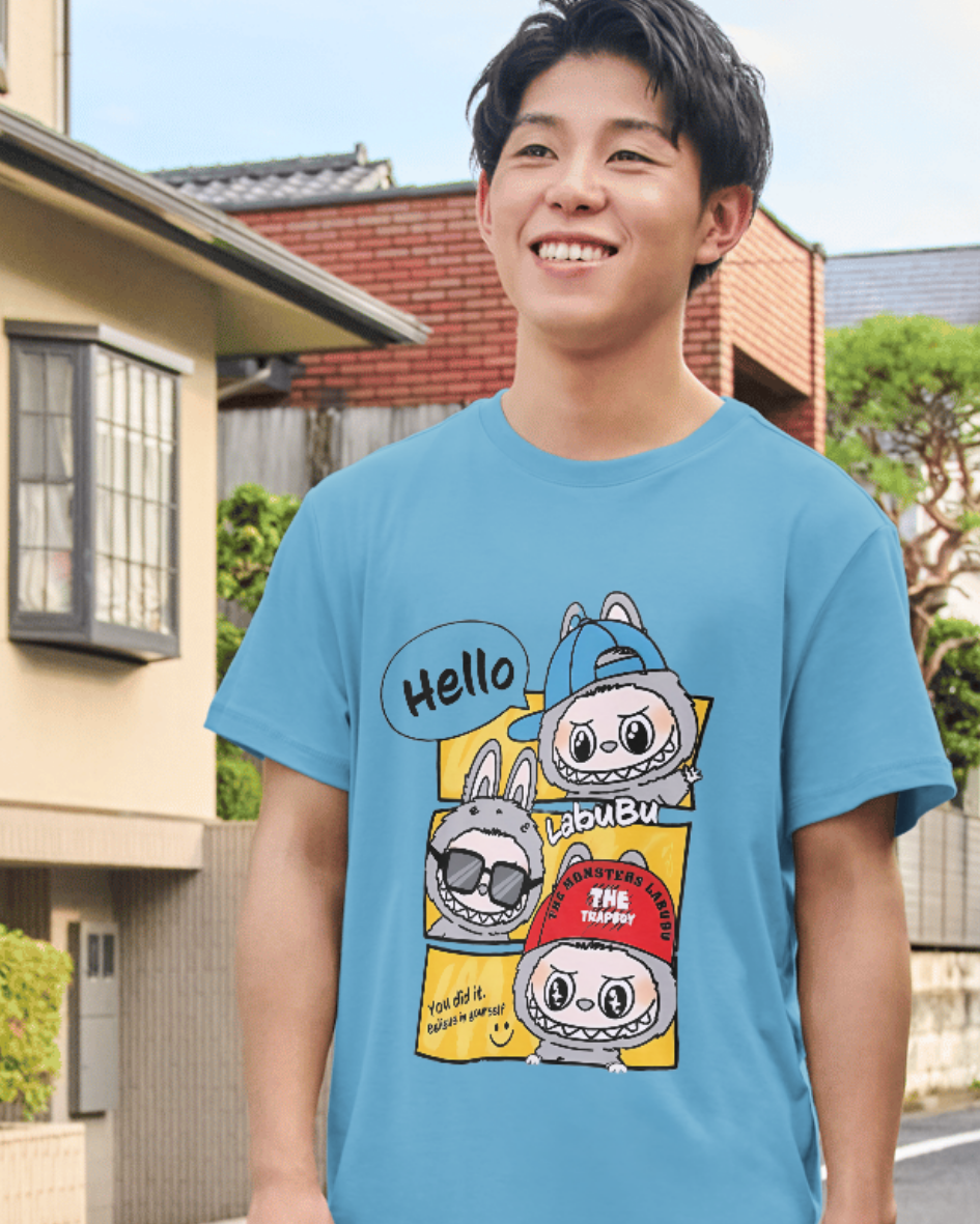 👾 Labubu Monsters T-Shirt – Hello Street Style!