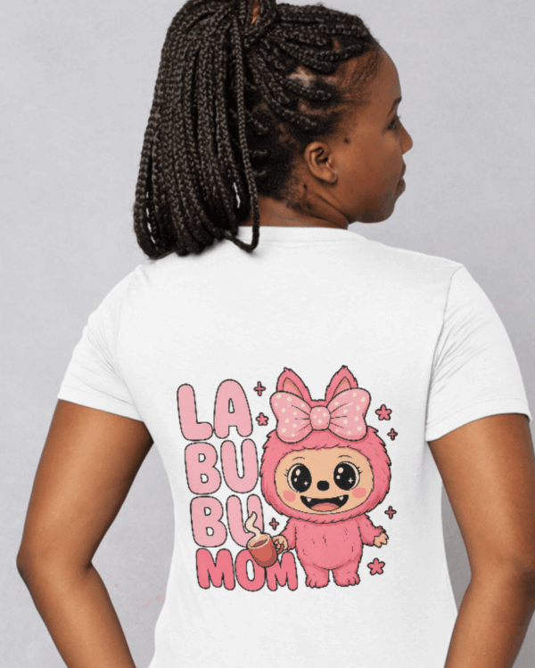 💖 Labubu Mom T-Shirt – Cuteness Meets Coffee Love!