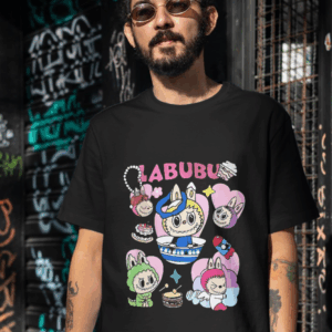 🍰 Labubu Dessert Dream T-Shirt – Sweet Chaos & Cute Vibes