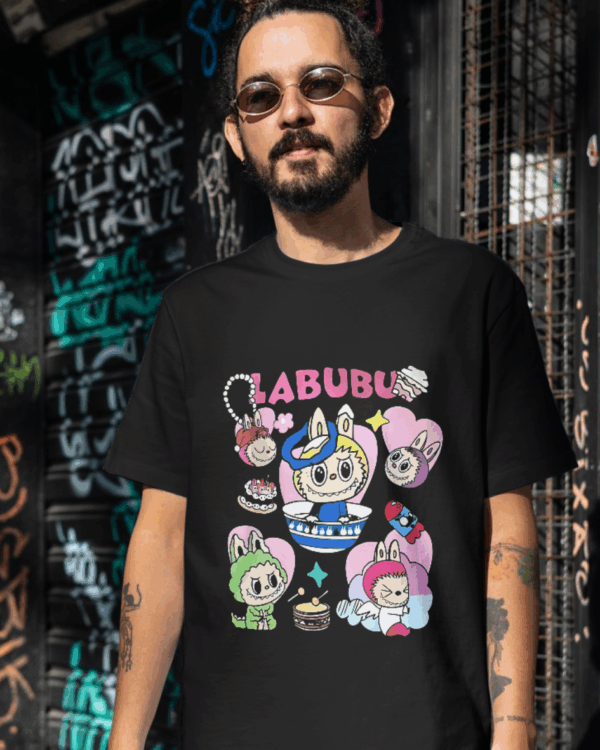 🍰 Labubu Dessert Dream T-Shirt – Sweet Chaos & Cute Vibes