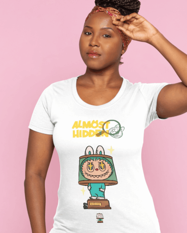 🧠 Almost Hidden – Nobody Lamphead T-Shirt