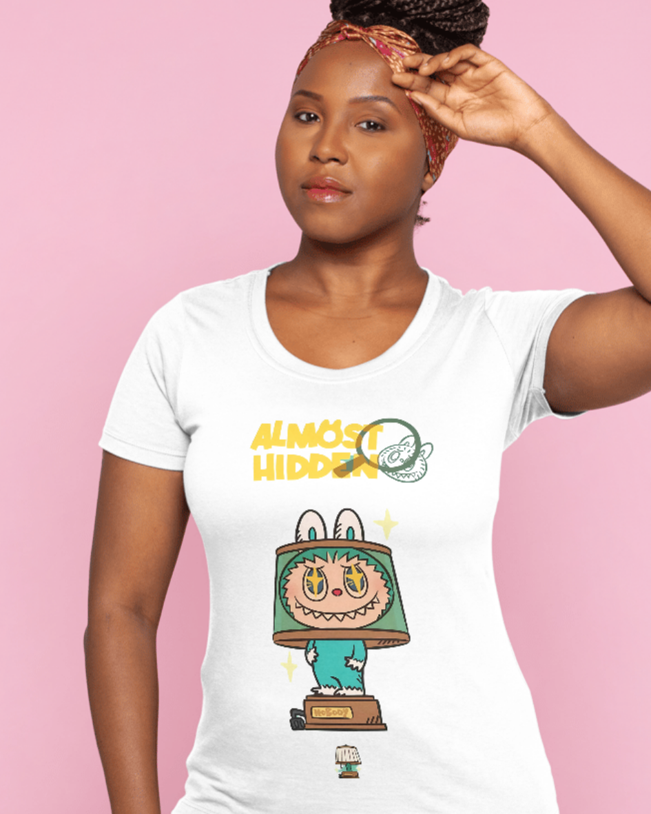 🧠 Almost Hidden – Nobody Lamphead T-Shirt