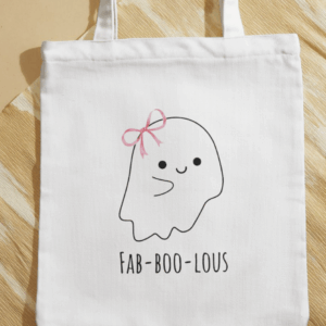 👻 Fab-BOO-lous Ghost Tote Bag