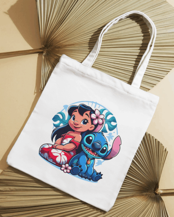 🌺 Lilo & Stitch Tropical Vibes Tote Bag