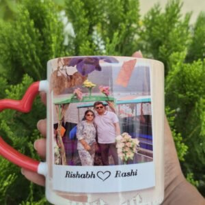 💑 Personalized Anniversary Calendar Mug – Custom Photo & Date