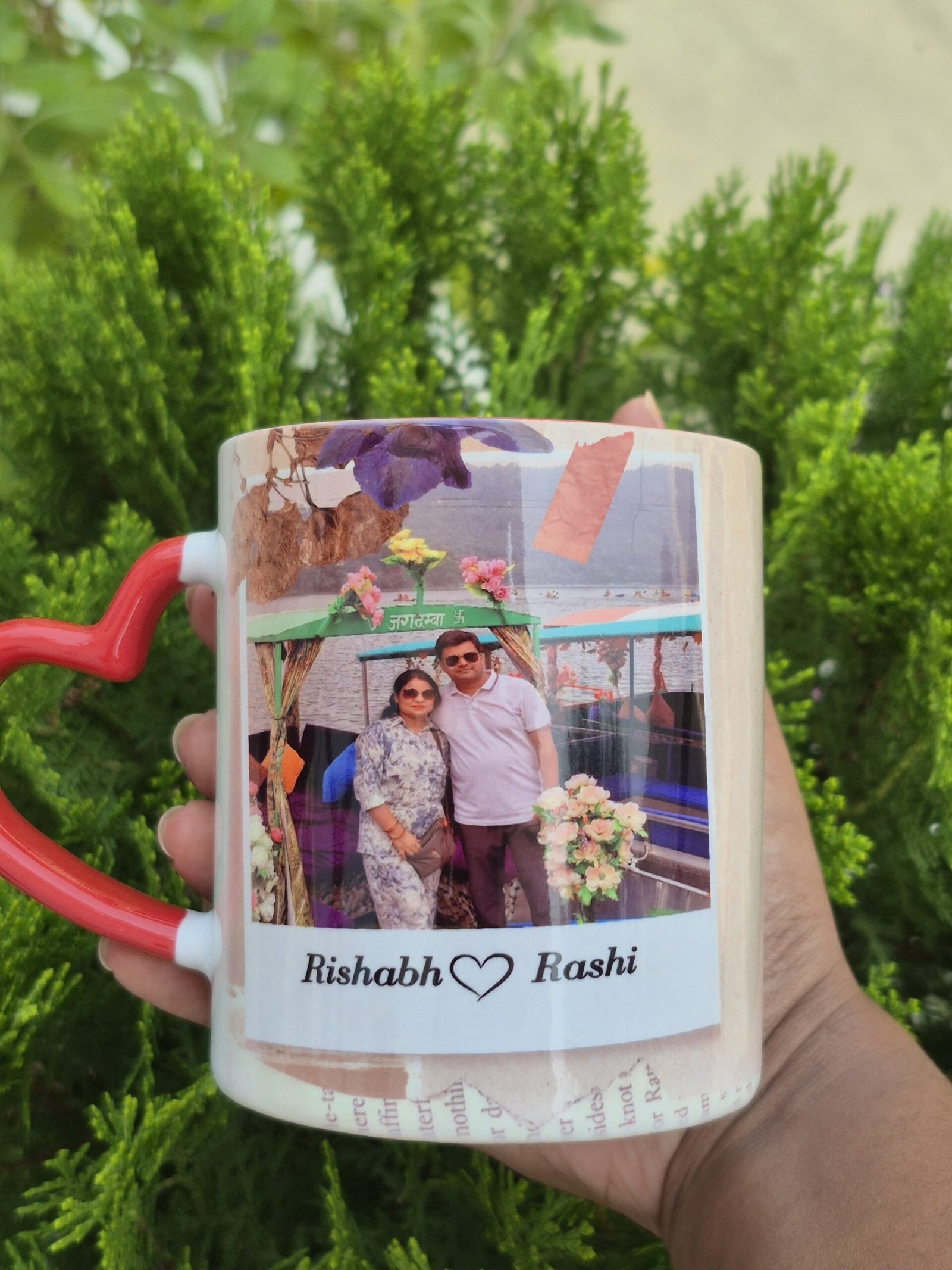 💑 Personalized Anniversary Calendar Mug – Custom Photo & Date