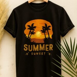 Summer Sunset Graphic T-Shirt