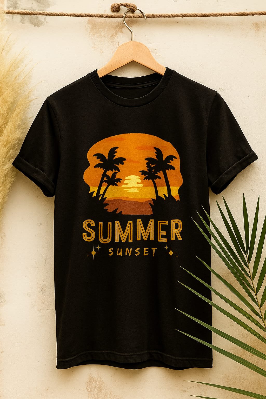 Summer Sunset Graphic T-Shirt