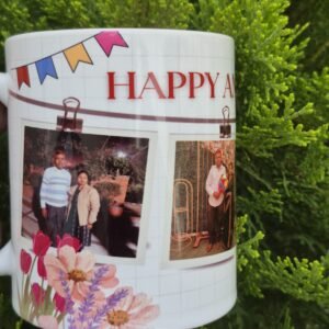 💑 Personalized Anniversary Mug – Custom Photos