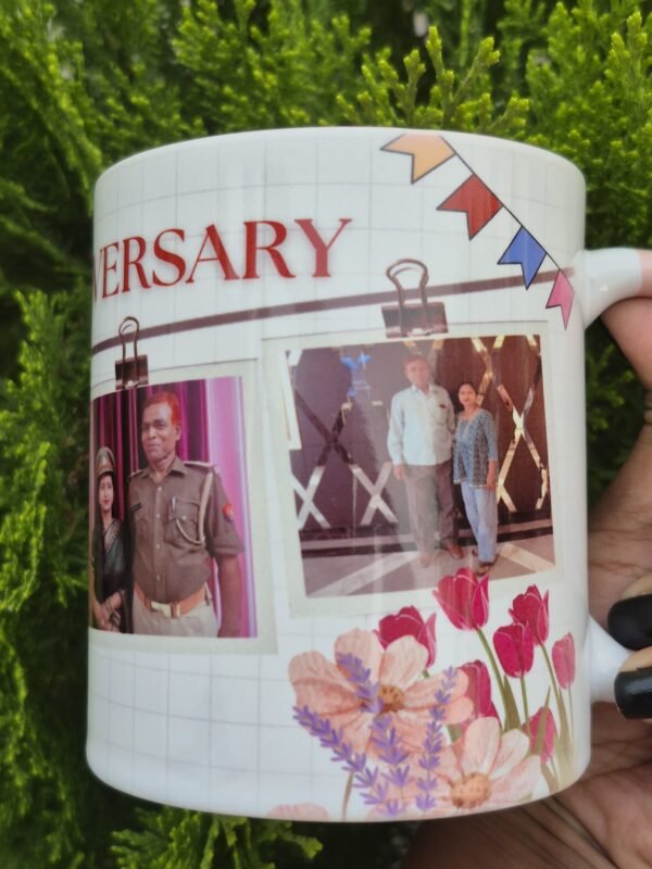 💑 Personalized Anniversary Mug – Custom Photos - Image 3