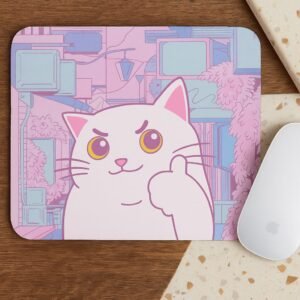 🐱 "Thumbs Up Cat" Mouse Pad