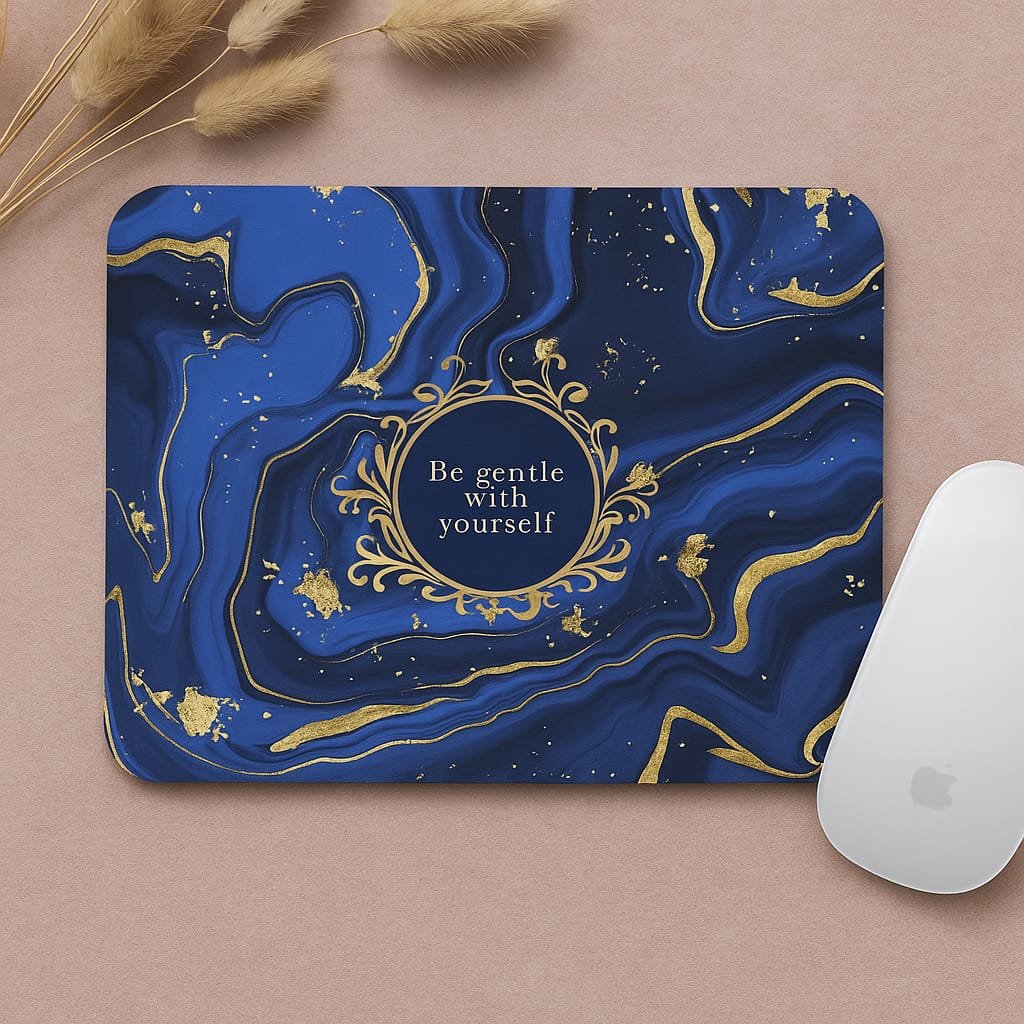 💙 "Be Gentle with Yourself" Mouse Pad