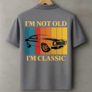 "I’m Not Old, I’m Classic" Vintage Car Polo T-Shirt