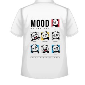 "Panda Mood Polo T-Shirt"