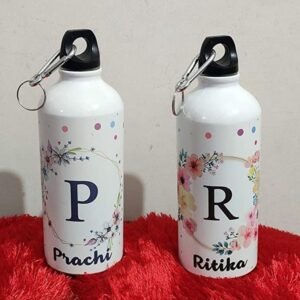 Floral Initial Bottles (750ml)