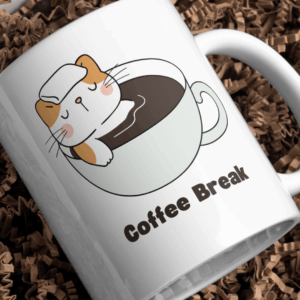 🐱☕ "Coffee Break Cat" Mug