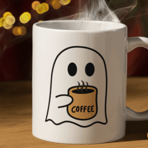 👻 Drink Coffee Ghost Mug